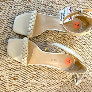 Nine West Double Braided Strap Heel
